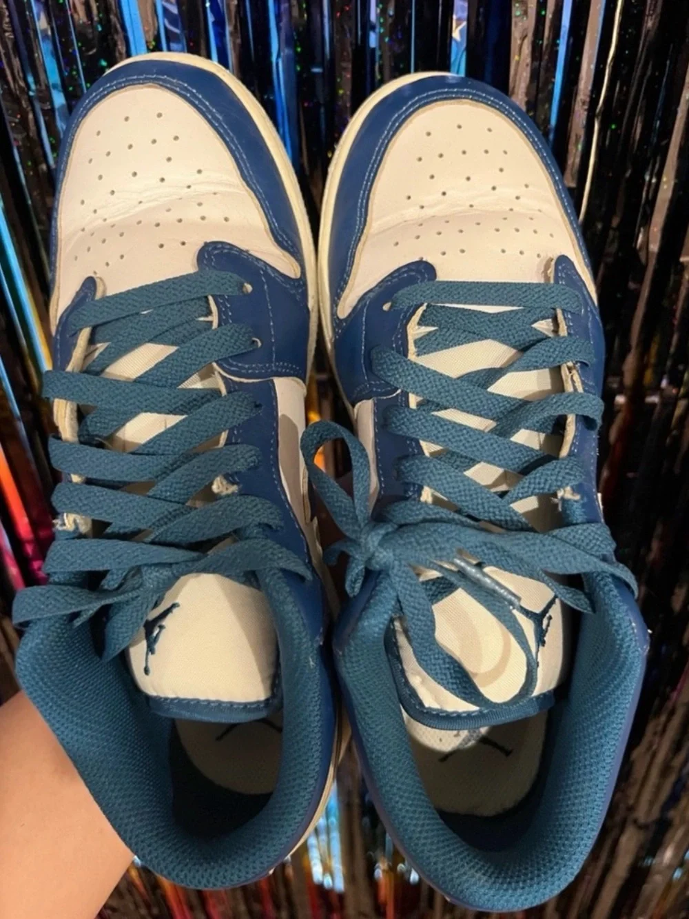 Jordan 1 low se industrial Blue Big Kids size 6 women’s 7 1/2